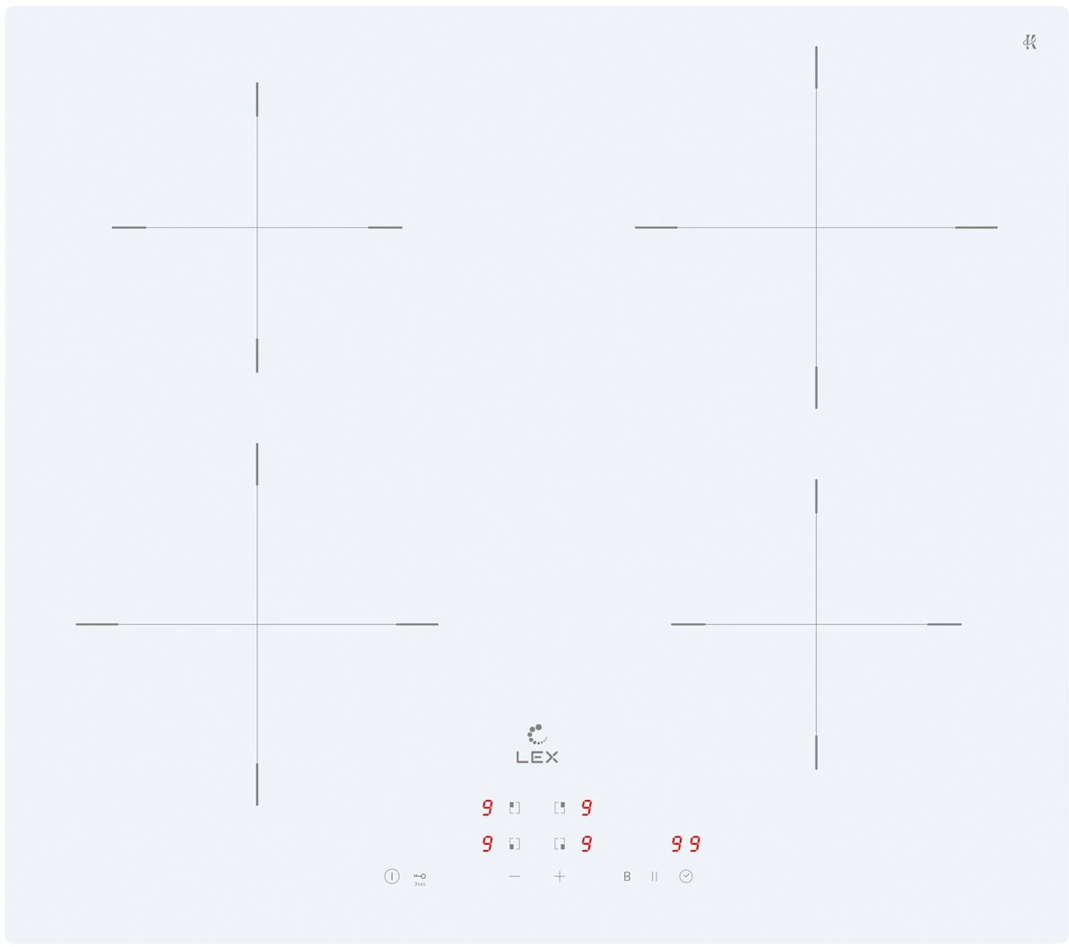 Встраиваемая поверхность "LEX" EVI640AWH