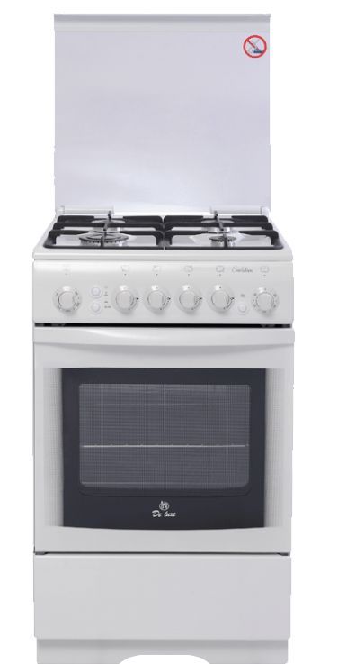 Газовая плита "De Luxe" 5040.31г (кр) чр