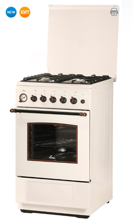 Газовая плита "Кинг"(Flama) BG2421W1