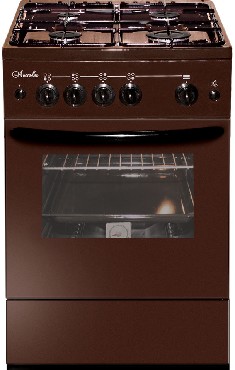 Газовая плита "Лысьва" ГП 400 М2С-2у коричневая, без крышки