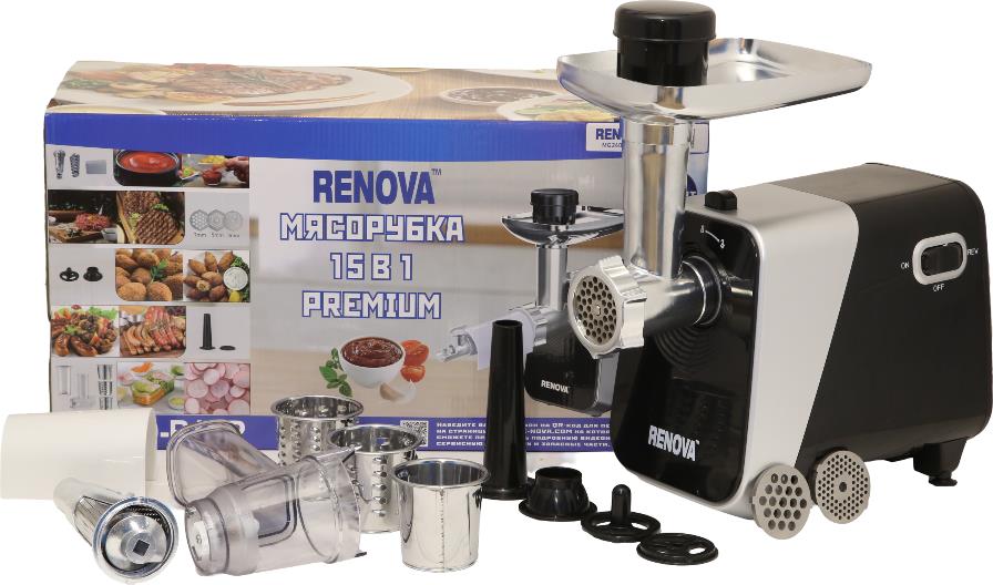 Мясорубка "Renova" MG260-R1BP