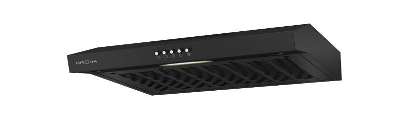 Вытяжка "Krona" Ermina 600 black PB