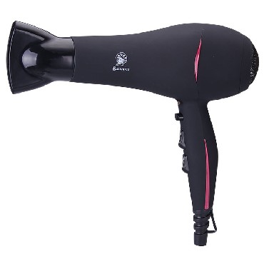 Фен "Василиса" ФН6-2200 черный с малиновым