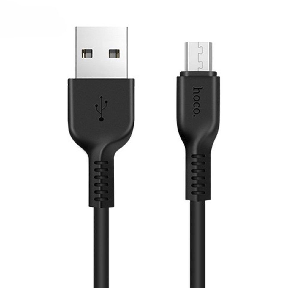 Кабель "Hoco" X20m Flash USB-microUSB 2.0m черный