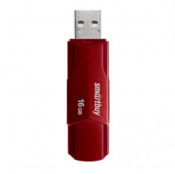 Флеш-диск "Smartbuy" (SB16GBCLU-BG) UFD 2.0 016GB CLUE Burgundy