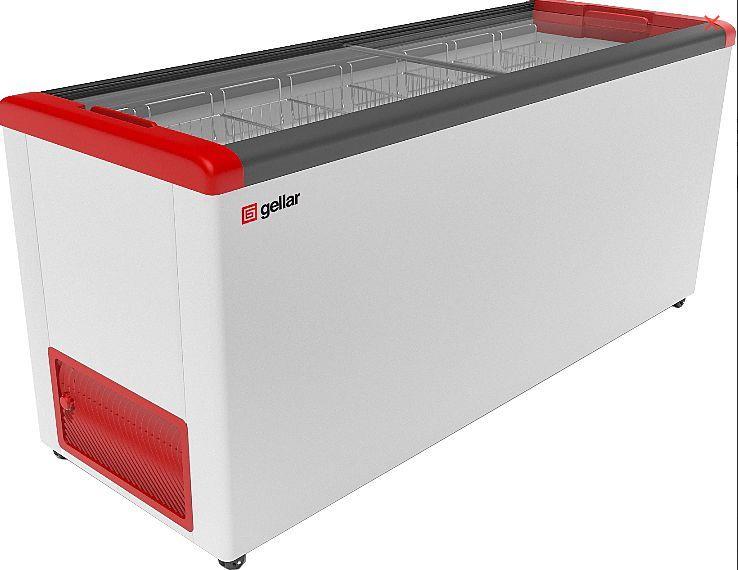 Ларь-морозильник "Frostor" Gellar FG700C красный