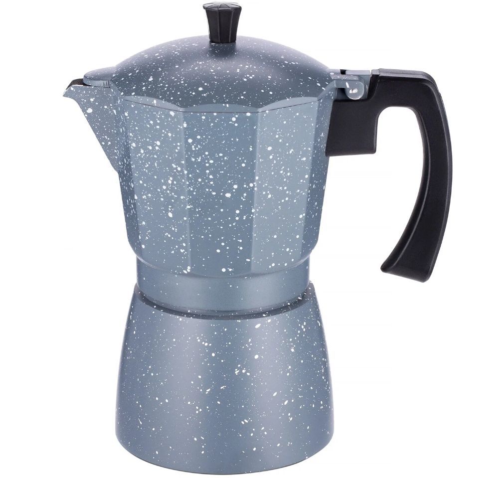Кофеварка "TECO" TC-403-9 CUPS гейзерная (450 мл) мрамор