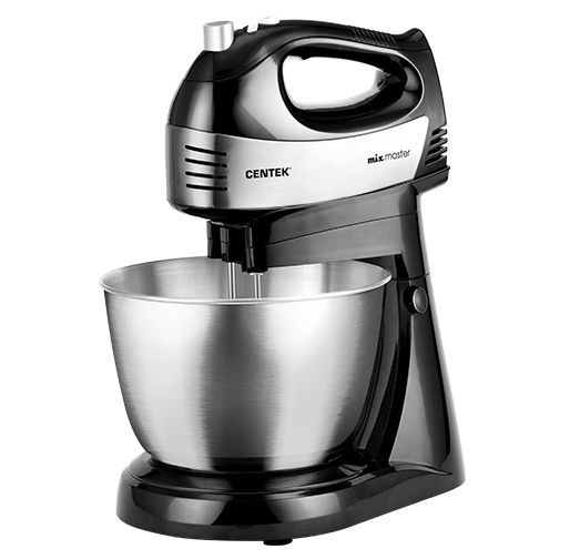 Миксер "Centek" CT-1124 (черн/сталь)