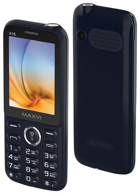 Телефон мобильный "Maxvi" K18 BLUE