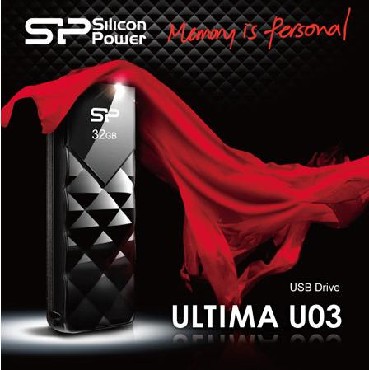 Флеш-диск "Silicon Power" USB 2.0 Ultima U03 Black 32Gb