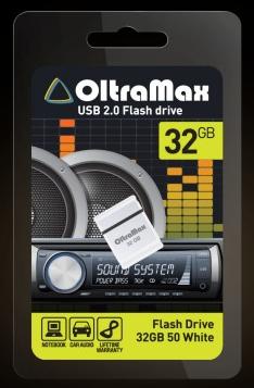 Флеш-диск "Oltramax" 32GB 50 белый