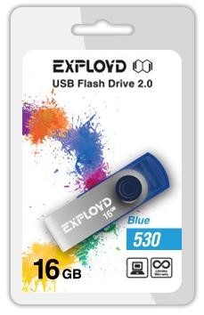 Флеш-диск "Exployd" 16GB-530-синий
