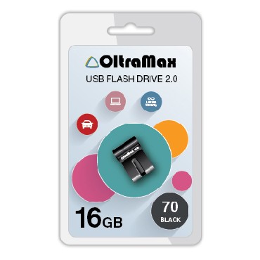 Флеш-диск "Oltramax" OM-16GB-70-черный