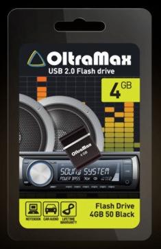 Флеш-диск "Oltramax" 4GB 50 черный
