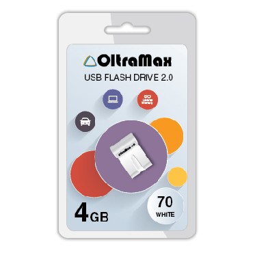 Флеш-диск "Oltramax" OM-4GB-70-белый