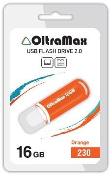 Флеш-диск "Oltramax" OM-16GB-230-оранжевый