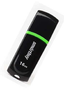 Флеш-диск "Smartbuy" 16GB PAEAN BLACK