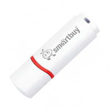 Флеш-диск "Smartbuy" 4GB CROWN WHITE