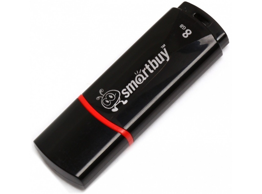 Флеш-диск "Smartbuy" 8GB CROWN BLACK