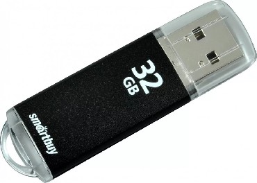 Флеш-диск "Smartbuy" 32GB V-CUT BLACK