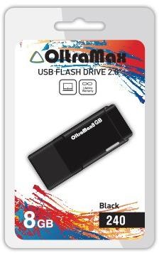 Флеш-диск "Oltramax" OM-8GB-240-черный
