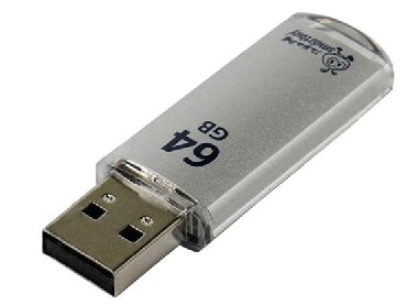 Флеш-диск "Smartbuy" 64GB V-CUT SILVER USB 3.0