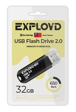 Флеш-диск "Exployd" 32GB-650-черный