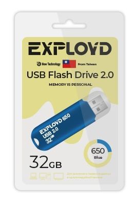Флеш-диск "Exployd" EX-32GB-650-Blue