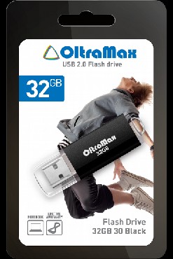 Флеш-диск "Oltramax" OM032GB30-В черный