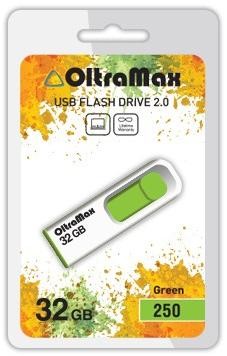 Флеш-диск "Oltramax" OM-32GB-250-зеленый