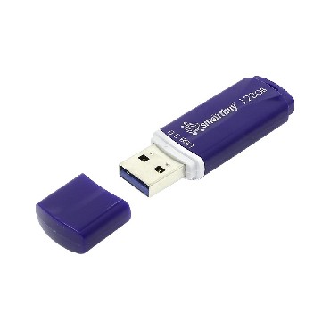 Флеш-диск "Smartbuy" 128GB CROWN BLUE USB3.0