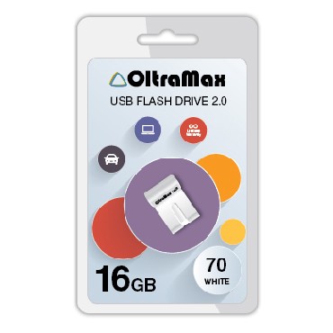 Флеш-диск "Oltramax" OM-16GB-70-белый