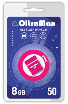 Флеш-диск "Oltramax" OM-8GB-50-Pink 2.0