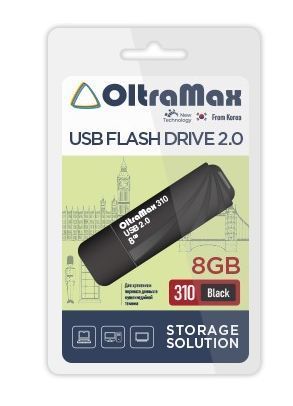 Флеш-диск "Oltramax" OM-8GB-310-Black