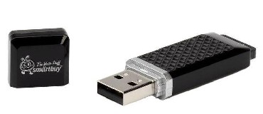 Флеш-диск "Smartbuy" 32GB QUARTZ SERIES BLACK