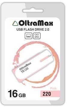 Флеш-диск "Oltramax" OM-16GB-220-розовый