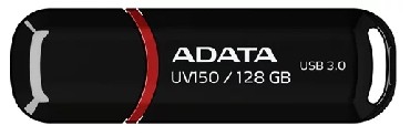 Флеш-диск "A-Data" 128GB UV150 USB 3.0 черный (AUV150-128G-RBK)