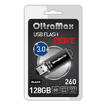 Флеш-диск "Oltramax" OM-128GB-260-Black 3.0 черный