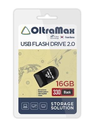 Флеш-диск "Oltramax" OM-16GB-330-Black