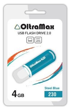 Флеш-диск "Oltramax" OM-4GB-230-св.синий