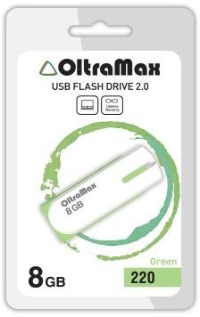Флеш-диск "Oltramax" OM-8GB-220-св.зеленый