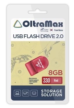 Флеш-диск "Oltramax" OM-8GB-330-Red