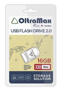 Флеш-диск "Oltramax" OM-16GB-330-White