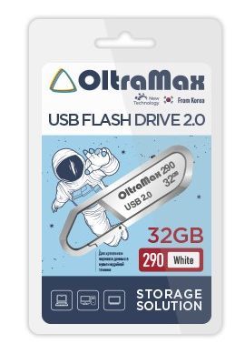 Флеш-диск "Oltramax" OM-32GB-290-White