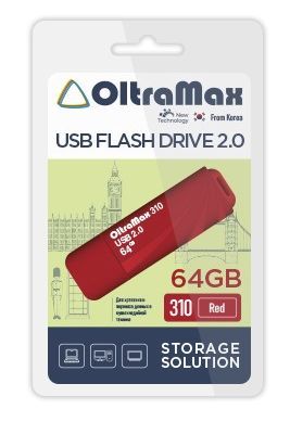 Флеш-диск "Oltramax" OM-64GB-310-Red
