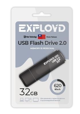 Флеш-диск "Exployd" EX-32GB-620-Black