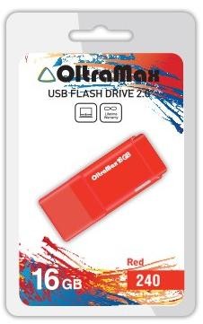 Флеш-диск "Oltramax" OM-16GB-240-красный