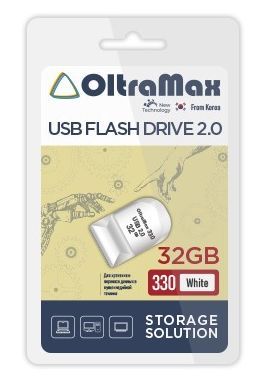 Флеш-диск "Oltramax" OM-32GB-330-White