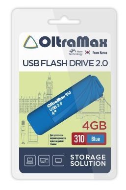 Флеш-диск "Oltramax" OM-4GB-310-Blue