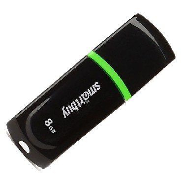 Флеш-диск "Smartbuy" 8GB PAEAN BLACK